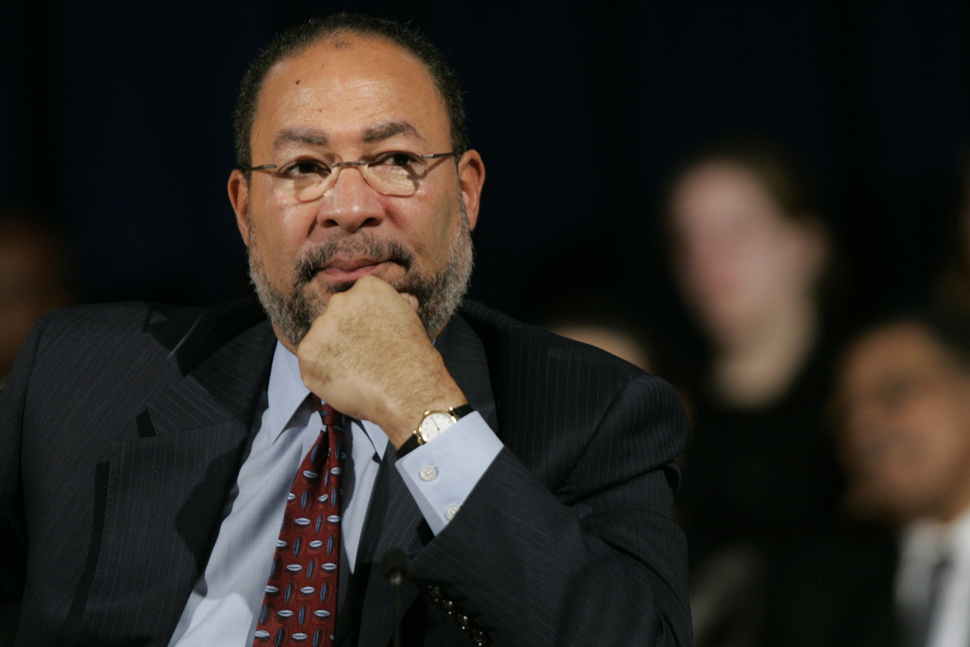 FILE - Time Warner CEO, Richard D. Parsons, participates in the White House Conference on the Economy: Financial Challenges for Today and Tomorrow, Thursday, Dec. 16, 2004, at the Ronald Reagan Building in Washington. (AP Photo/Lawrence Jackson, File)