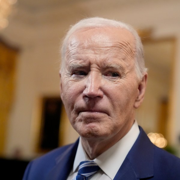 President Joe Biden speaks with reporters after signing the Social Security Fairness Act in the East Room of the White House, Sunday, Jan. 5, 2025, in Washington. (AP Photo/Manuel Balce Ceneta)