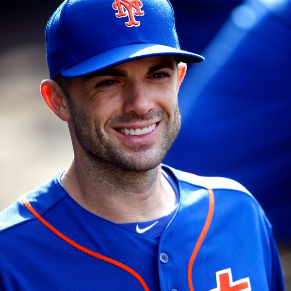 FILE - In this Sept. 30, 2018, file photo, New York Mets' David Wright returns to the dugout after an on-field ceremony during a baseball game against the Miami Marlins in New York. (AP Photo/Jason DeCrow, File)