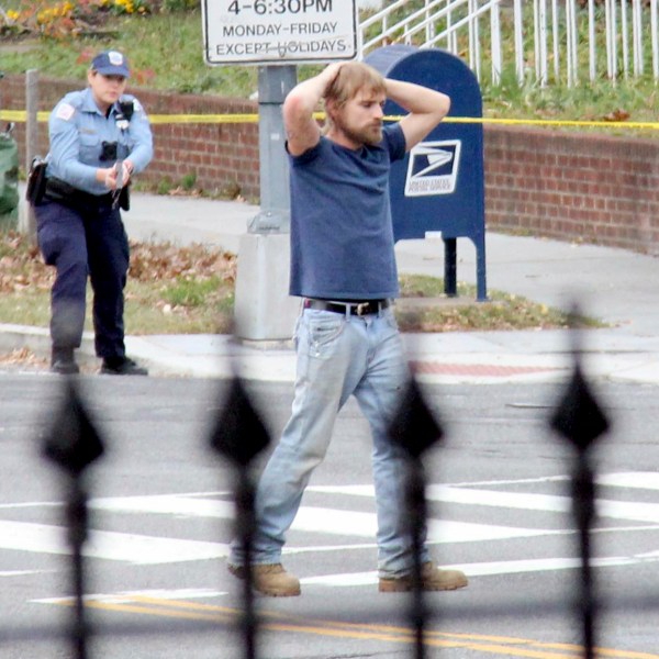 FILE - Edgar Maddison Welch, of Salisbury, N.C., surrenders to police, in Washington, Dec. 4, 2016. (Sathi Soma via AP, File)