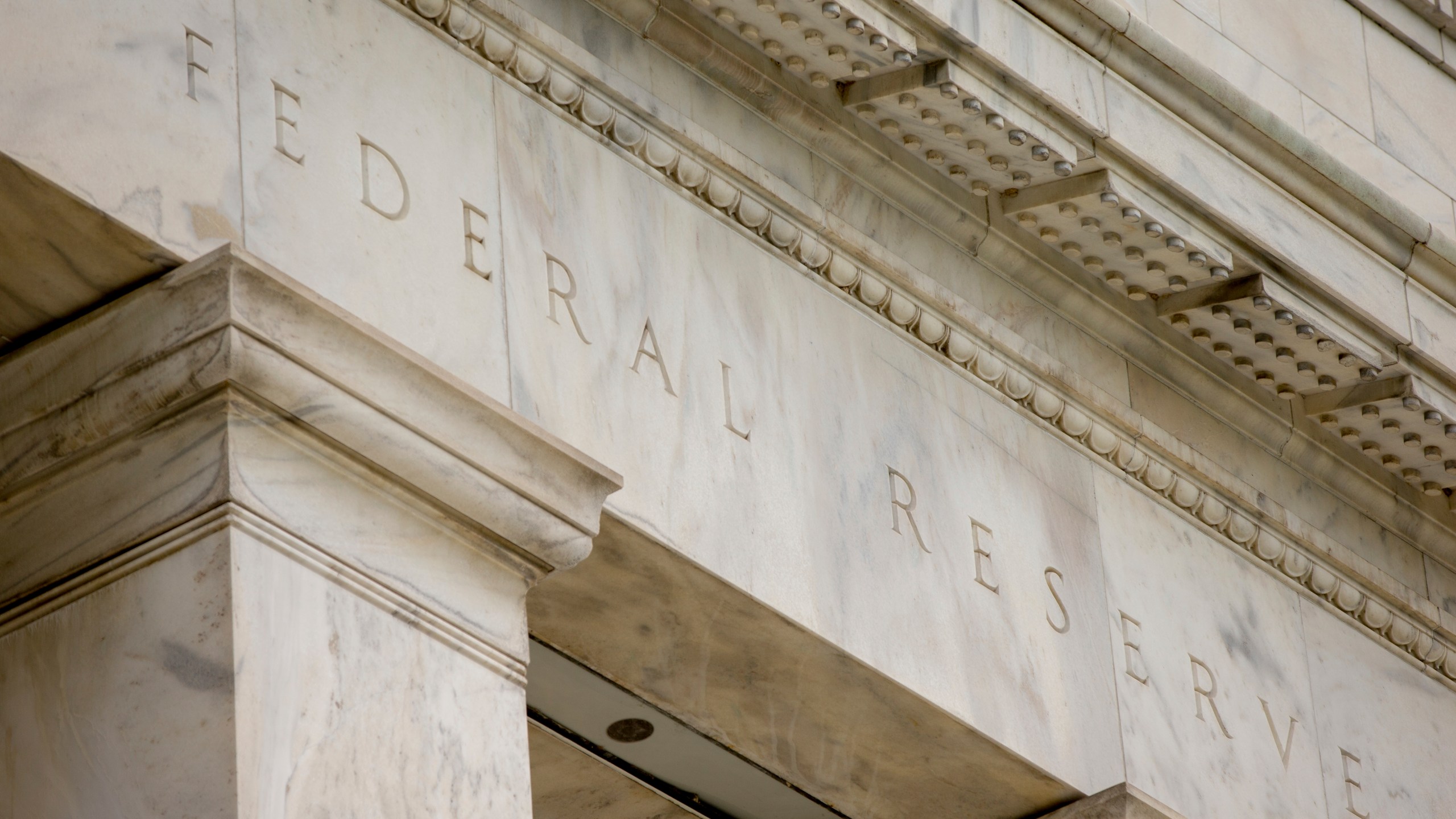 FILE - The Marriner S. Eccles Federal Reserve Board Building, Friday, June 19, 2015, in Washington. (AP Photo/Andrew Harnik, File)